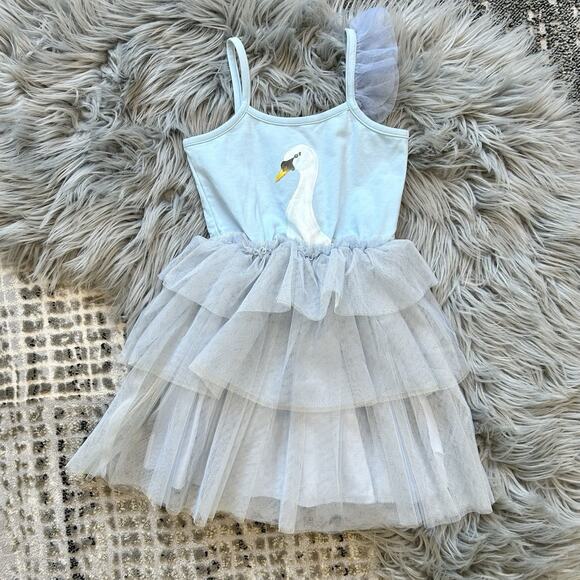 Siaomimi Play Dress Girls Swan Tutu Size 5/6 (MSRP‎ $70) - Picture 1 of 4